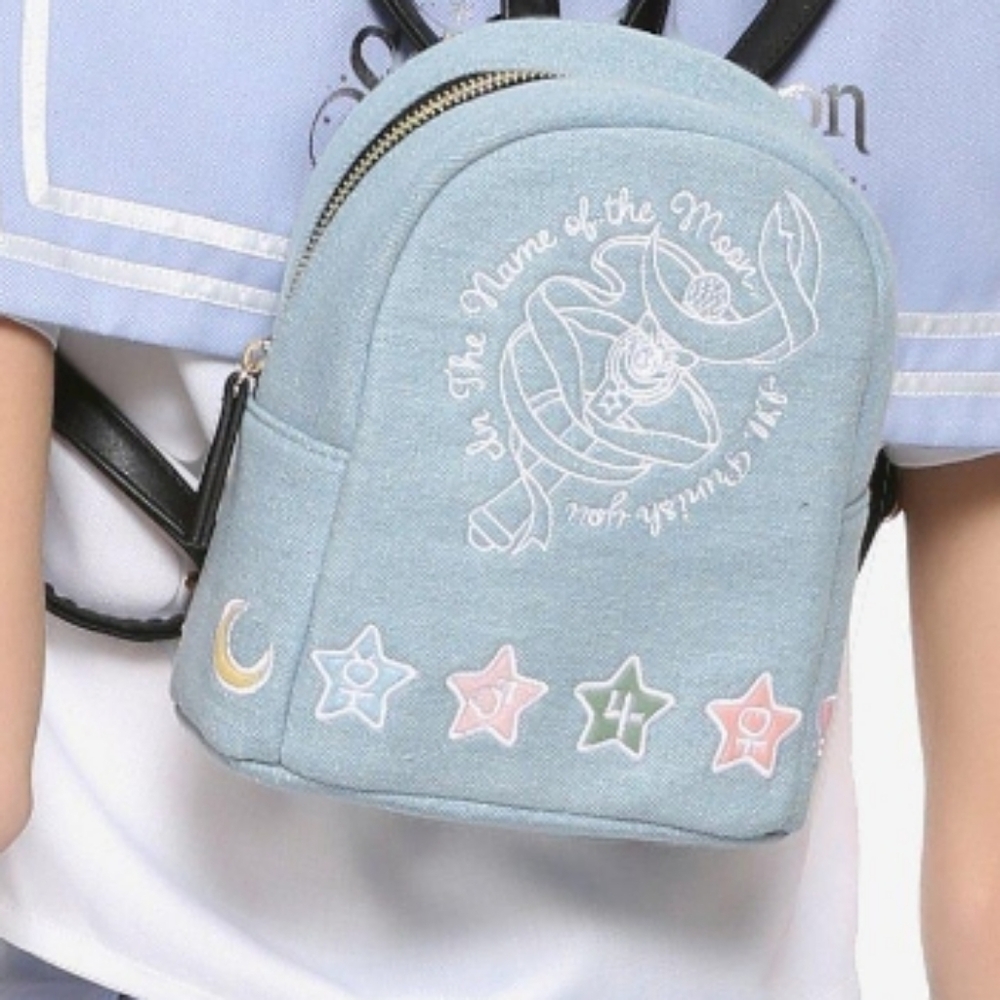 Sailor In Name of Moon Backpack Blue Hot Topic Tags New - Picture 1 of 1